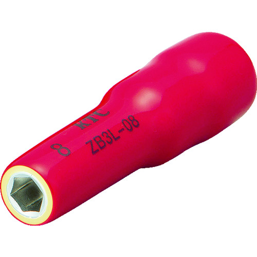 トラスコ中山 KTC 絶縁工具 9.5sq.ディープソケット 8mm(ご注文単位 1個)【直送品】