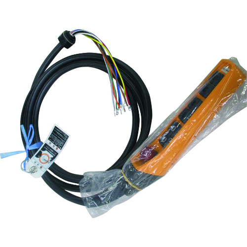 トラスコ中山 キトー 電気トロリMR2形用部品 7テンオシボタンコードSSS 4M 1式(ご注文単位 1個)【直送品】