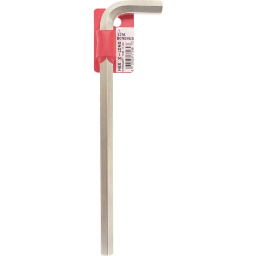 トラスコ中山 ボンダス 六角L-レンチ エクストラロング 12mm(ご注文単位 1本)【直送品】