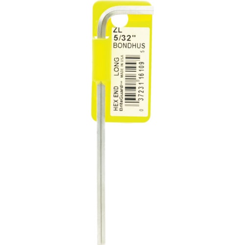 トラスコ中山 ボンダス 六角L-レンチ ロング 5/32インチ(ご注文単位 1本)【直送品】