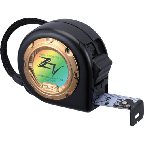 トラスコ中山 KDS コンベックス ゼットヴイ 25巾 5.5mBKまさめ(ご注文単位 1個)【直送品】