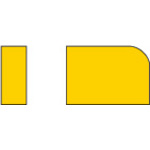 トラスコ中山 三菱 ろう付け工具バイト用チップ 01形(31・32形用)鋳鉄材種 HTI03A 655-0011 (ご注文単位10個) 【直送品】