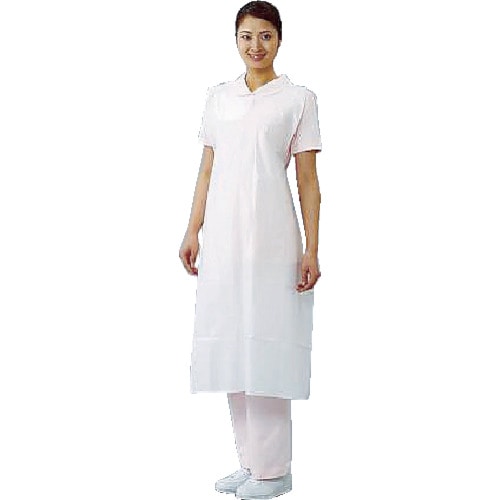 トラスコ中山 AS ナビガードエプロンホワイト50枚入 818-8558 (ご注文単位1箱) 【直送品】