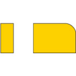 トラスコ中山 三菱 ろう付け工具バイト用チップ 02形(41・42形用)鋳鉄材種 HTI20 655-0363 (ご注文単位10個) 【直送品】