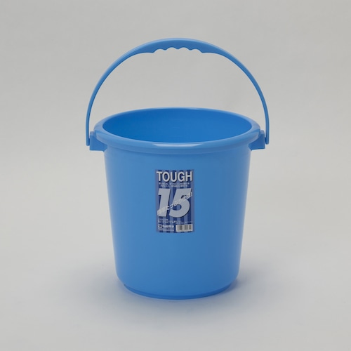 トラスコ中山 SANKO pla 502314 バケツ本体 ニュー タフバケツ 15型本体 B ブルー パイ313×パイ313×306 435-9589 (ご注文単位1個) 【直送品】