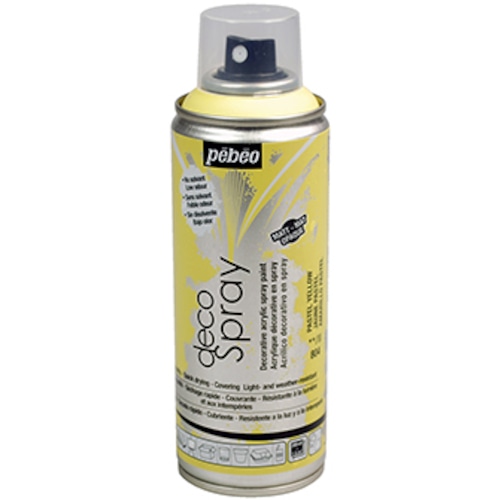 トラスコ中山 ペベオ デコスプレー200ml マット色 パステルイエロー 538-1281 (ご注文単位1本) 【直送品】