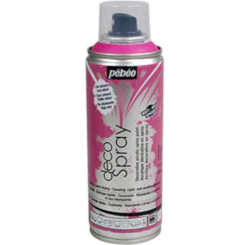 トラスコ中山 ペベオ デコスプレー200ml マット色 フクシア 538-2762 (ご注文単位1本) 【直送品】