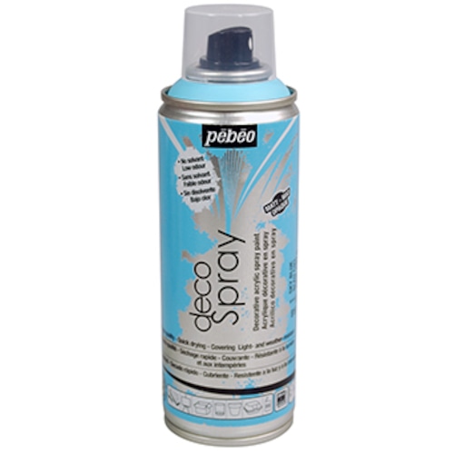 トラスコ中山 ペベオ デコスプレー200ml マット色 スカイブルー 538-2804 (ご注文単位1本) 【直送品】