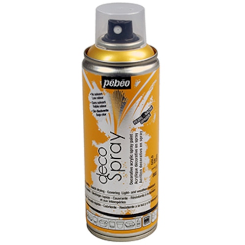 トラスコ中山 ペベオ デコスプレー 200mlパール色 ゴールド 538-2770  (ご注文単位1本) 【直送品】