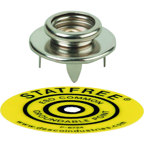 トラスコ中山 DESCO グラウンド端子 マット用 10mm端子 かしめタイプ 111-7546  (ご注文単位1個) 【直送品】