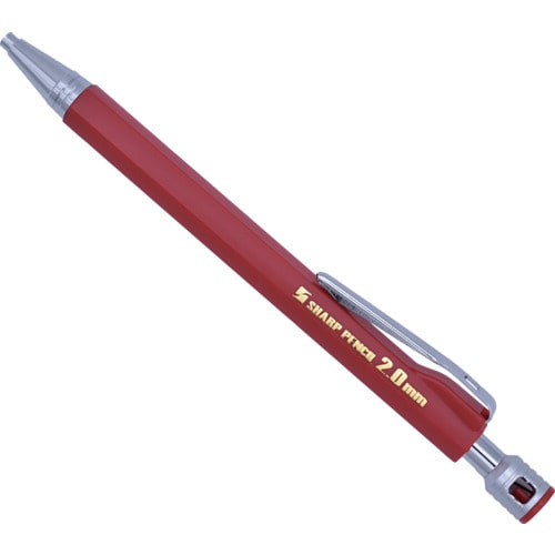 トラスコ中山 祥碩堂 玄武 建築用シャープペンシル2.0 本体 赤 607-3174 (ご注文単位1本) 【直送品】