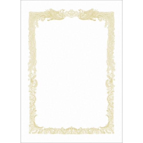 トラスコ中山 ササガワ OA賞状用紙 白 B5判横書用 524-2449 (ご注文単位1箱) 【直送品】