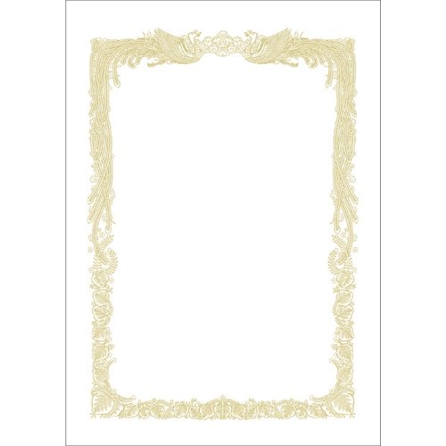 トラスコ中山 ササガワ OA賞状用紙 白 B4判横書用 524-0927 (ご注文単位1箱) 【直送品】