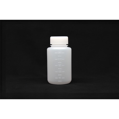 トラスコ中山 コクゴ JK－ボトル 広口 白 250ml  580-5804  (ご注文単位1本) 【直送品】