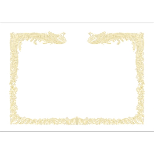 トラスコ中山 ササガワ OA賞状用紙 雲なし A4判縦書用 524-0929 (ご注文単位1箱) 【直送品】