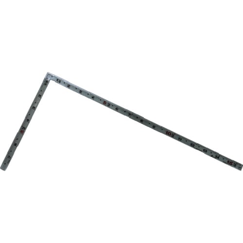 トラスコ中山 シンワ 曲尺 シルバー1尺5寸鶴亀左きき用大工用裏面角目盛赤数字 816-3828 (ご注文単位1本) 【直送品】