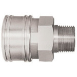 トラスコ中山 日東 TSPカプラ ステンレス製 ニトリルゴムSG(NBR)(めねじ取付用ソケット) 相手側Rc1 1/4(00730) 113-9797 (ご注文単位1個) 【直送品】