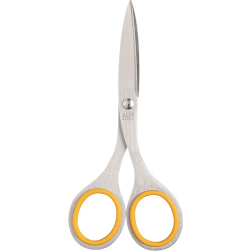 トラスコ中山 ALLEX 事務用はさみ（小） S－135 イエロー 538-3482  (ご注文単位1個) 【直送品】