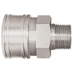 トラスコ中山 日東 TSPカプラ ステンレス製 ニトリルゴムSG(NBR)(めねじ取付用ソケット) 相手側Rc1 1/2(00733) 113-9827 (ご注文単位1個) 【直送品】