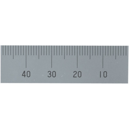 トラスコ中山 シンワ マシンスケール50mm上段右基点目盛穴無 816-3856 (ご注文単位1本) 【直送品】