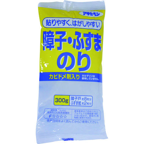 トラスコ中山 アサヒペン 障子ふすまのり 300G 710 126-5753  (ご注文単位1個) 【直送品】