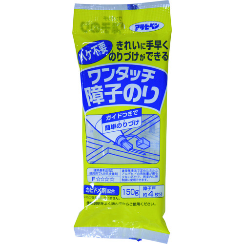 トラスコ中山 アサヒペン ワンタッチ障子のり 150G 711 126-8954  (ご注文単位1個) 【直送品】