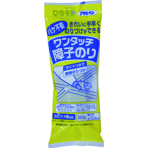 トラスコ中山 アサヒペン ワンタッチ障子のり 350G 713 126-8907  (ご注文単位1個) 【直送品】