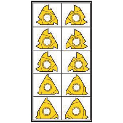 トラスコ中山 セコ 旋削 ねじ切り用インサート CP500 430-0132  (ご注文単位1個) 【直送品】