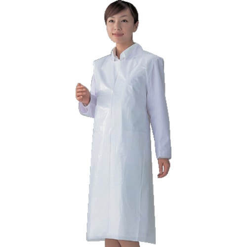 トラスコ中山 AS ディスポエプロン（PE）CN606 100枚入 828-6423  (ご注文単位1袋) 【直送品】