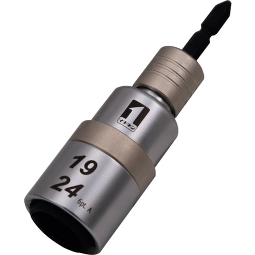 トラスコ中山 MUSTTOOL 軸交換式ダブルソケット19×24 IMー1924IQー6K 203-7154 (ご注文単位1個) 【直送品】