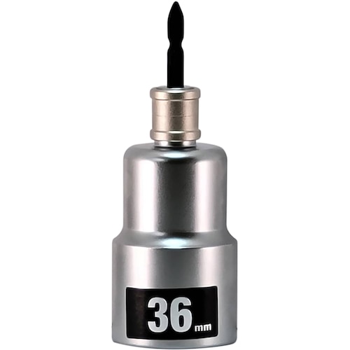 トラスコ中山 MUSTTOOL 軸交換式落下防止ソケット6角 差込6.35x対辺30mm×全長135mm RBS36-6K 644-2757 (ご注文単位1個) 【直送品】