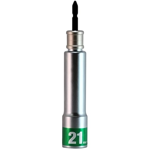 トラスコ中山 MUSTTOOL 軸交換式落下防止ソケット12角 差込6.35x対辺21mm×全長165mm RBS21SL-12K 644-2765 (ご注文単位1個) 【直送品】