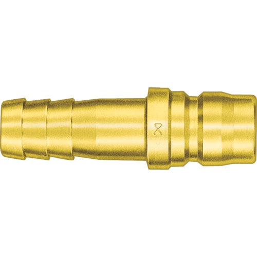 トラスコ中山 日東 TSPカプラ 真ちゅう製(ホース取付用プラグ) 相手側1/8インチ(00561) 113-2334 (ご注文単位1個) 【直送品】