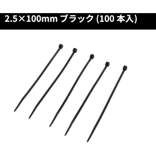 トラスコ中山 アストロプロダクツ 結束バンド100mm 100本入り 253-7933 (ご注文単位1袋) 【直送品】