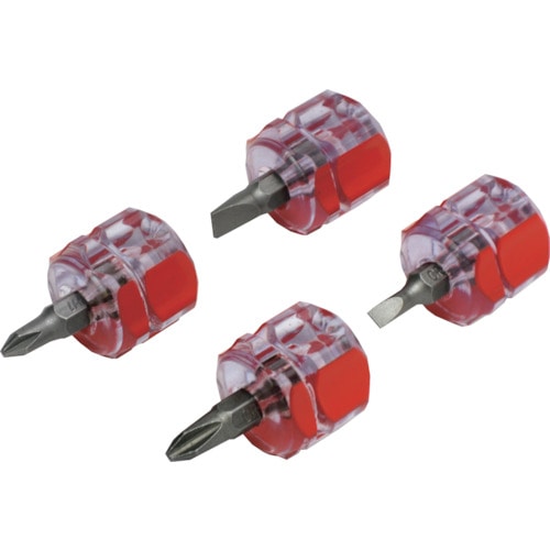 トラスコ中山 アストロプロダクツ 4PC ミニスタビードライバーセット 254-1111 (ご注文単位1セット) 【直送品】