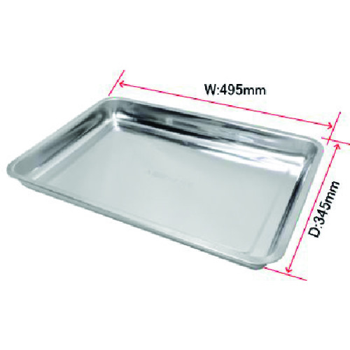 トラスコ中山 アストロプロダクツ ステンレストレー 3L 214-9502 (ご注文単位1個) 【直送品】