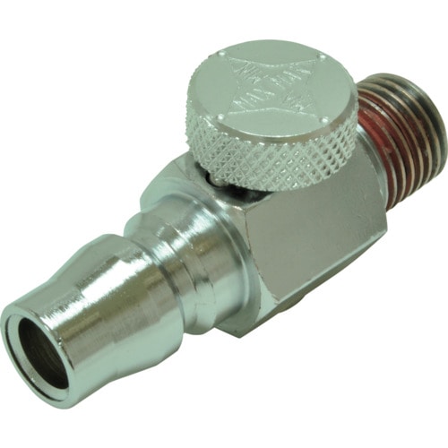 トラスコ中山 アストロプロダクツ 1/4PF レギュレーター付 エアプラグ 253-6375 (ご注文単位1個) 【直送品】