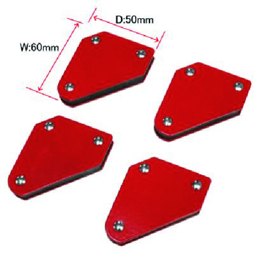 トラスコ中山 アストロプロダクツ 4PC 溶接補助マグネットホルダー 214-9493 (ご注文単位1組) 【直送品】