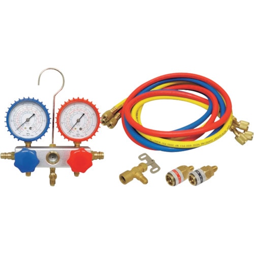 トラスコ中山 アストロプロダクツ HFC-134a マニホールドゲージ 252-8548 (ご注文単位1個) 【直送品】