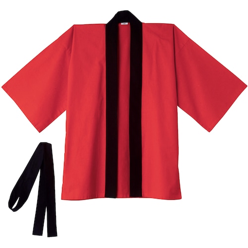 トラスコ中山 桑和 21010 イベントハッピ レッド フリーサイズ 544-2289  (ご注文単位1着) 【直送品】