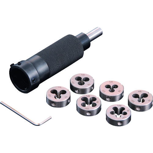 トラスコ中山 プロクソン 小型旋盤用別売りオプション 外ネジ切削用ダイスM3-10 207-0155 (ご注文単位1個) 【直送品】