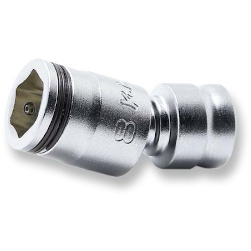 トラスコ中山 コーケン Z-EAL 1/4”(6.35mm)SQ. ナットグリップユニバーサルソケット 12mm 556-1039 (ご注文単位1個) 【直送品】