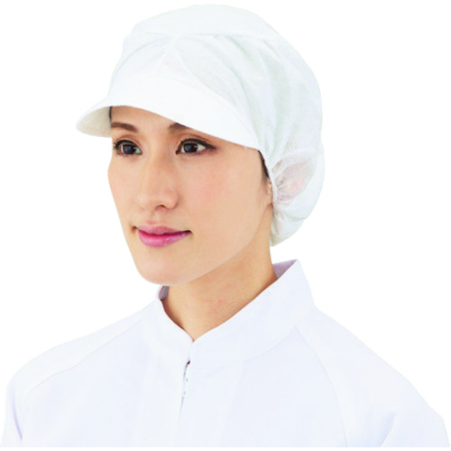 トラスコ中山 AS 帯電帽 つば付 L 20枚入 818-8564 (ご注文単位1袋) 【直送品】