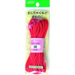 トラスコ中山 クロバー カラーひも 細 赤 166-4725 (ご注文単位1個) 【直送品】