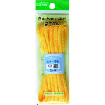 トラスコ中山 クロバー カラーひも 中細 黄 166-1612 (ご注文単位1個) 【直送品】