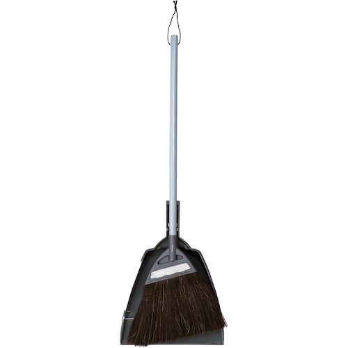 トラスコ中山 azuma AZB158 黒シダほうきチリトリ付き 526-0853 (ご注文単位1本) 【直送品】