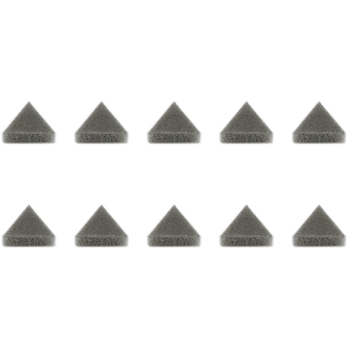 トラスコ中山 プロクソン スポンジ研磨材マイクロファイン10枚三角 420-5717  (ご注文単位1個) 【直送品】