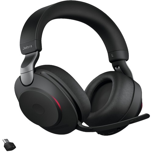 トラスコ中山 ジャブラ Jabra Evolve2 85 UC Stereo USB-C Black 565-5893 (ご注文単位1個) 【直送品】
