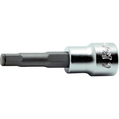 トラスコ中山 コーケン 9.5mm差込 ヘックスビットソケット全長100mm 6mm 121-9849 (ご注文単位1個) 【直送品】