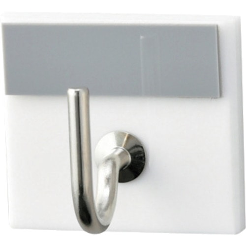 トラスコ中山 緑十字 キーハンガー グレー 30×33mm 裏面テープ付 アクリル製 キーハンガー1R(8) 107-6289 (ご注文単位1個) 【直送品】